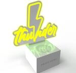 MUSIC HERO NEON Wireless Speaker, tragbarer 3 W Audio-Lautsprecher mit Heller LED,