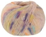 LANA GROSSA Cassata | Flauschiges Effektgarn mit bunten Farbspots| Handstrickgarn aus