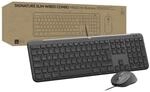 Logitech Signature Slim Wired Combo MK620 for Business, optische kabelgebundene Maus,
