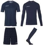 Uhlsport Herren Progressive Torwart Set Trikot, Marine, M EU