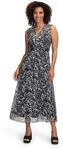 Cartoon Damen 1855/7346 Kleid, White/Black, 36 EU