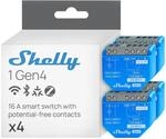 Shelly 1 Gen4 - WLAN Smart Relais Schalter, Potentialfreier Kontakt, 1 Kanal,...