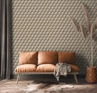 A.S. Cr&eacute;ation Tapete Geometrisch Beige Grau Nara 387481 Tapete Hexagon Vliestapete