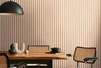 A.S. Cr&eacute;ation Vliestapete mit Wandpaneelmotiv 0,53 x 10,05 m &ndash; Beige Braun &ndash;