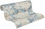 A.S. Cr&eacute;ation Blumentapete in Blau, Beige, Creme - hochwertige Vintage Tapete 396071