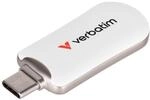 Verbatim Plectra USB-C Flash Drive 256GB wei&szlig;