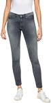 Replay Damen Jeans New Luz Skinny-Fit mit Comfort Stretch, Grau (Dark Grey...