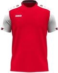 JAKO Kinder T-Shirt Dynamic, rot/wei&szlig;/dunkelrot, 116