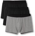 CALIDA Natural Benefit Boxershorts Herren, im 3er-Pack, weicher Elastikbund Jet-Black