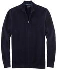 OLYMP Herren Strickjacke Casual.Strick,Struktur,Regular fit,Marine 18,XXL