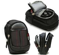Navitech Schwarz Kamera Tasche Kompatibel mit dem Panasonic LUMIX DC-TZ99E-K Compact