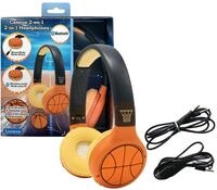 Lexibook - Basketball - 2-in-1 Bluetooth- und kabelgebundene Kopfh&ouml;rer mit Mikrofon