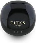 CG Mobile Guess Kopfh&ouml;rer TWS Glossy Effect Egg Shape Printed Classic Logo (schwarz)