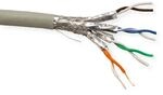 ROLINE S/FTP Kabel, Kat.6A (Class EA), LSOH, Massivdraht, 100 m