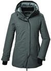 killtec Damen Funktionsparka/Parka mit Kapuze KOW 93 WMN PKR, blaugrau, 42, 41817-000