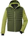 killtec Herren Hybridjacke/Steppjacke mit abzipbarer Kapuze und Schneefang KSW 72 MN