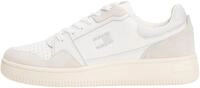 Tommy Jeans Damen Tjw Retro Sneaker En0en02818, White Ecru, Stratus Grey, 40 EU