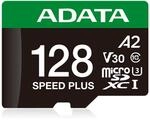 SPEED PLUS microSDXC 128 GB (UHS-I U3, Class 10, V30, A2)