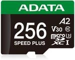 Speed Plus microSDXC 256 GB (UHS-I U3, Class 10, V30, A2)