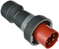 Stecker Mennekes PowerTop Xtra, gummierte Grifffl&auml;che, Schutzklasse IP67, 6 Stunden