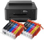 IC-Office TS705a Farbtintenstrahl-Drucker (Drucker, USB, CD-Druck, WLAN, LAN,...