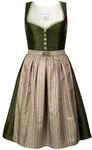 Edelnice Trachtenmode Exklusives Designer Midi Dirndl Adele mit Knopfleiste...