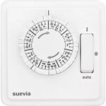 Suevia SU280439 Unterputz-Zeitschaltuhr analog Wochenprogramm 1200 W IP20