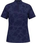 Odlo Damen Ascent Chilltec Polo T-Shirt, Skipper Blue Melange, L