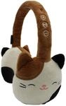 Squishmallows Cam The Cat Pl&uuml;sch-Bluetooth-Kopfh&ouml;rer mit eingebautem Mikrofon zum