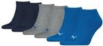 PUMA unisex Sneaker Socken Kurzsocken Sportsocken 3 Paar, Farbe:Mehrfarbig,...