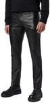 RICANO Slim Fit, Herren Lederhose/Lederjeans (Regular Waist), echtes Lamm Leder (as3,