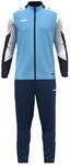 JAKO Kinder Polyesteranzug Dynamic, skyblue/wei&szlig;/marine, 140