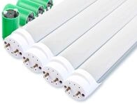 Showlite 4er Set LED R&ouml;hre 150cm (1500mm Leuchtstoffr&ouml;hre, T8 G13, 2300...