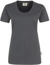 HAKRO Damen T-Shirt &bdquo;Classic - 127 - graphite - Gr&ouml;&szlig;e: M