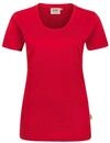 HAKRO Damen T-Shirt &bdquo;Classic - 127 - rot - Gr&ouml;&szlig;e: XS