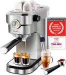 Turmix Espressomaschine TX 590 - Siebtr&auml;germaschine Edelsthal, 20 Bar-Kaffeemaschine