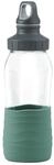 EMSA N3101100 DRINK2GO GLAS Trinkflasche 0,5 L Petrol - 100 % dicht auch bei