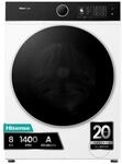 Hisense WF5I8043BWF Waschmaschine Slim mit Frontlader, 8 kg, Klasse A-30%, 1400