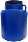 Fass quadratisch 50l blau | Weithalsfass lebensmittelecht Camping lagern Regenfass