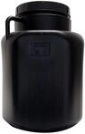 FIXKRAFT 50L Weithals-Fass in Schwarz mit Deckel