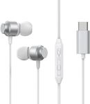 Joyroom JR-EC06 In-Ear-Kopfh&ouml;rer, Typ-C, kabelgebunden, Wei&szlig;