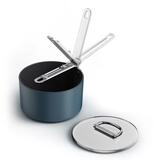 Joseph Joseph Space 19cm Stieltopf mit Deckel, Platzsparender Klappgriff,