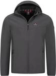 H&ouml;henhorn Alpberg Herren leichte Softshell Jacke Outdoor Grau Gr. M