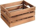 Kesper Aufbewahrungsbox Kiefernholz geflammt 40 x 30 x 15 cm, 69504