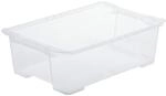 Rotho Evo Easy Aufbewahrungsbox 30l, lebensmittelechter Kunststoff (PP) BPA-frei,