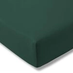 ESTELLA Spannbetttuch Feinjersey | blautanne | 100x200 cm | b&uuml;gelfreie &