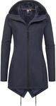 Ragwear Damen Kurzmantel Softshellmantel mit super kuscheligem, warmem