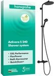 hansgrohe Activera S - wassersparendes Duschsystem (EcoSmart) mit Wannenthermostat,