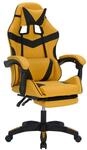 HTI living Gaming Stuhl Krit Eco Gelb-Schwarz