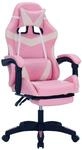 HTI living Gaming Stuhl Krit Eco Pink-Wei&szlig; B&uuml;rostuhl Drehstuhl...